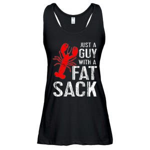 Crawfish Boil Tee Funny Just A Guy With A Fat Sack Crawfish Ladies Essential Flowy Tank