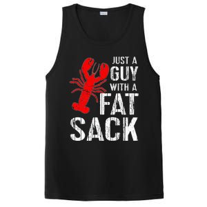 Crawfish Boil Tee Funny Just A Guy With A Fat Sack Crawfish PosiCharge Competitor Tank