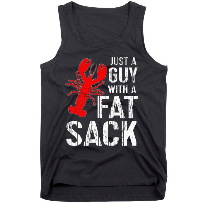 Crawfish Boil Tee Funny Just A Guy With A Fat Sack Crawfish Tank Top