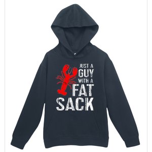 Crawfish Boil Tee Funny Just A Guy With A Fat Sack Crawfish Urban Pullover Hoodie