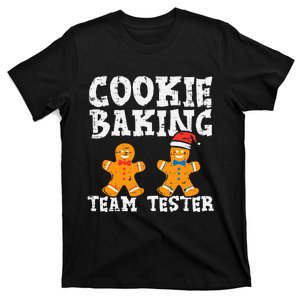 Cookie Baking Team Tester Xmas Christmas Family Dad T-Shirt