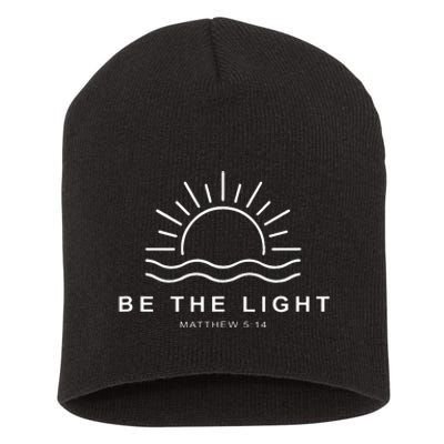 Christian Be The Light Bible Scripture Faith Quote Short Acrylic Beanie