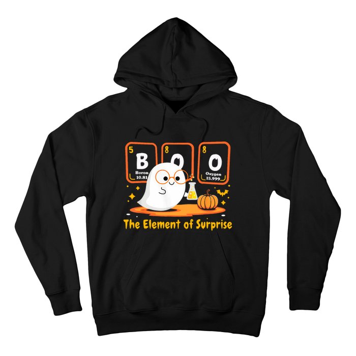 Chemistry Boo The Element Of Surprise Halloween Cute Chemist Hoodie