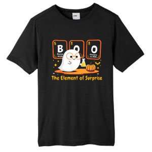 Chemistry Boo The Element Of Surprise Halloween Cute Chemist Tall Fusion ChromaSoft Performance T-Shirt