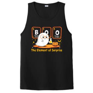 Chemistry Boo The Element Of Surprise Halloween Cute Chemist PosiCharge Competitor Tank