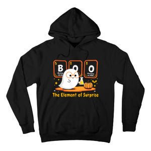 Chemistry Boo The Element Of Surprise Halloween Cute Chemist Tall Hoodie