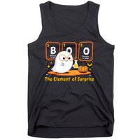 Chemistry Boo The Element Of Surprise Halloween Cute Chemist Tank Top