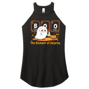 Chemistry Boo The Element Of Surprise Halloween Cute Chemist Women's Perfect Tri Rocker Tank