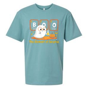 Chemistry Boo The Element Of Surprise Halloween Cute Chemist Sueded Cloud Jersey T-Shirt