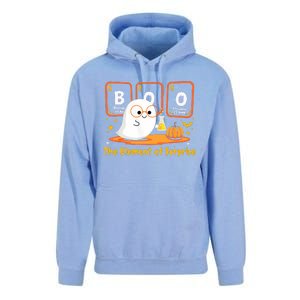 Chemistry Boo The Element Of Surprise Halloween Cute Chemist Unisex Surf Hoodie