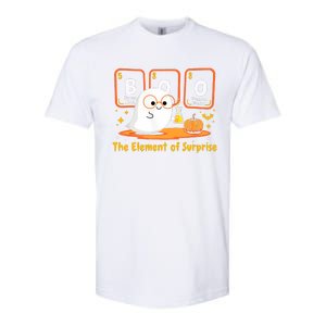 Chemistry Boo The Element Of Surprise Halloween Cute Chemist Softstyle CVC T-Shirt