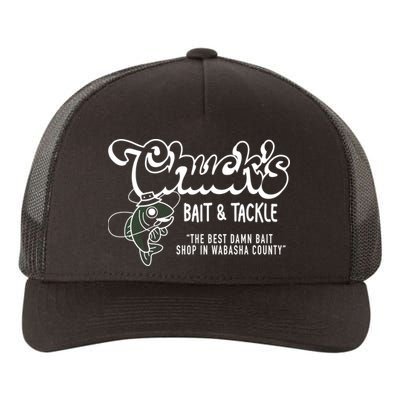 Chuck's Bait & Tackle The Best Damn Bait Shop In Wabsha Country Fishing Father's Day Yupoong Adult 5-Panel Trucker Hat