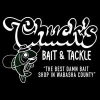 Chuck's Bait & Tackle The Best Damn Bait Shop In Wabsha Country Fishing Father's Day Bucket Hat