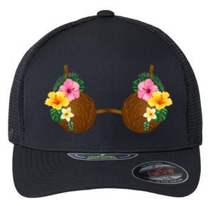 Coconut Bra Tiki Flexfit Unipanel Trucker Cap