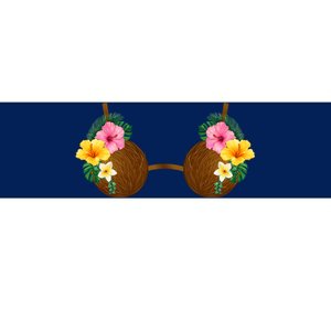 Coconut Bra Tiki Bumper Sticker