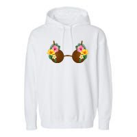 Coconut Bra Tiki Garment-Dyed Fleece Hoodie