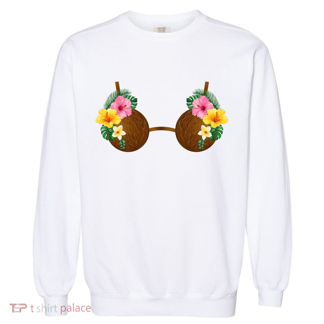 Coconut Bra Tiki Garment-Dyed Sweatshirt