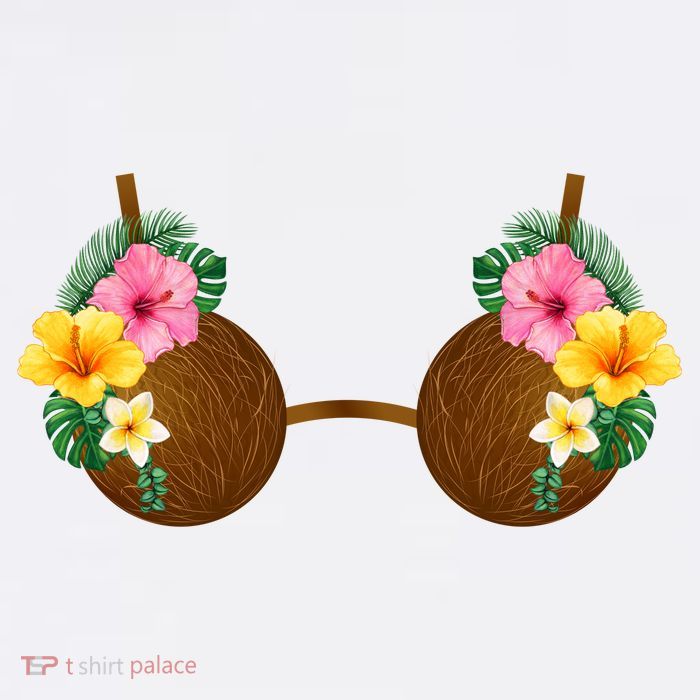 Coconut Bra Tiki Performance Shirt