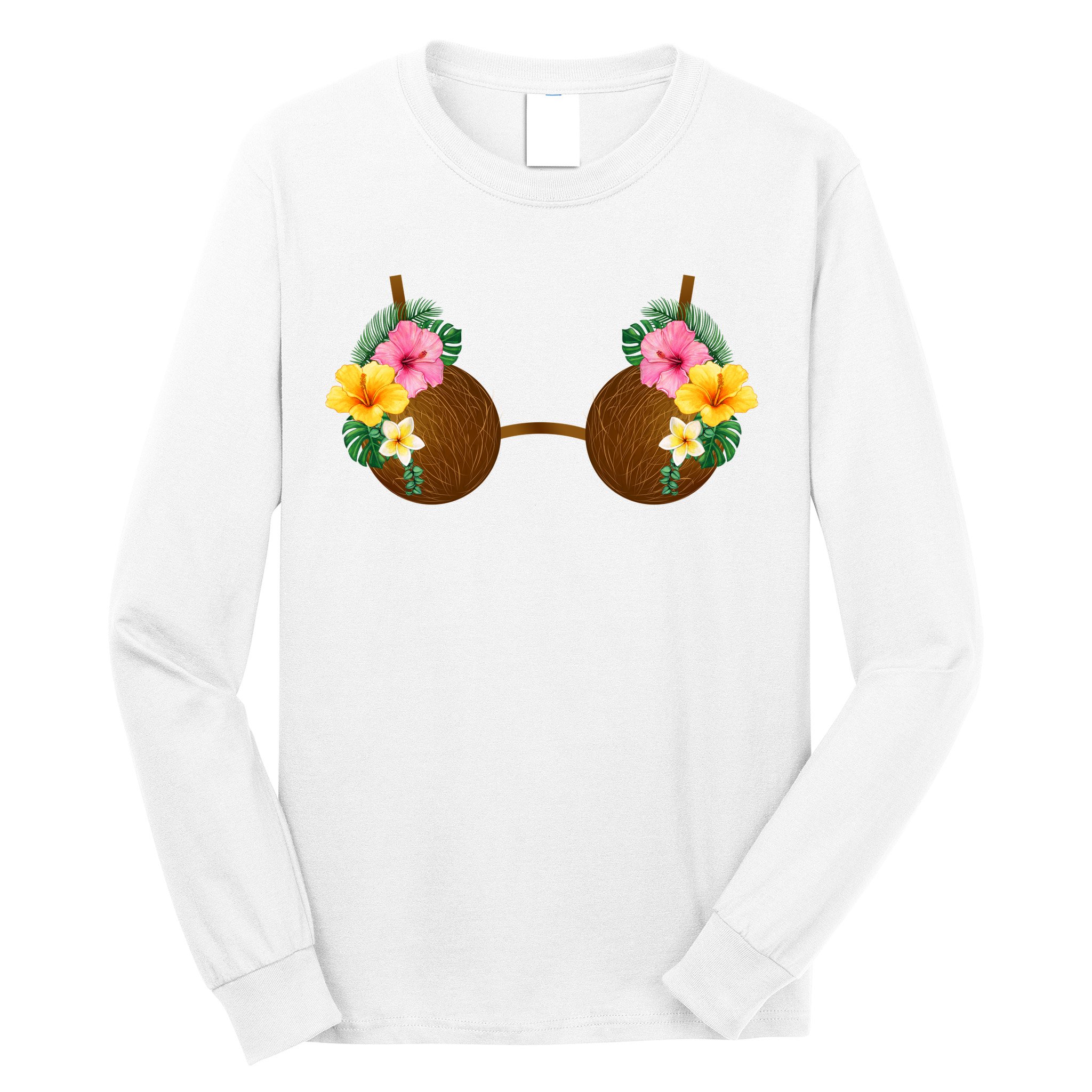 Coconut Bra Tiki Long Sleeve Shirt