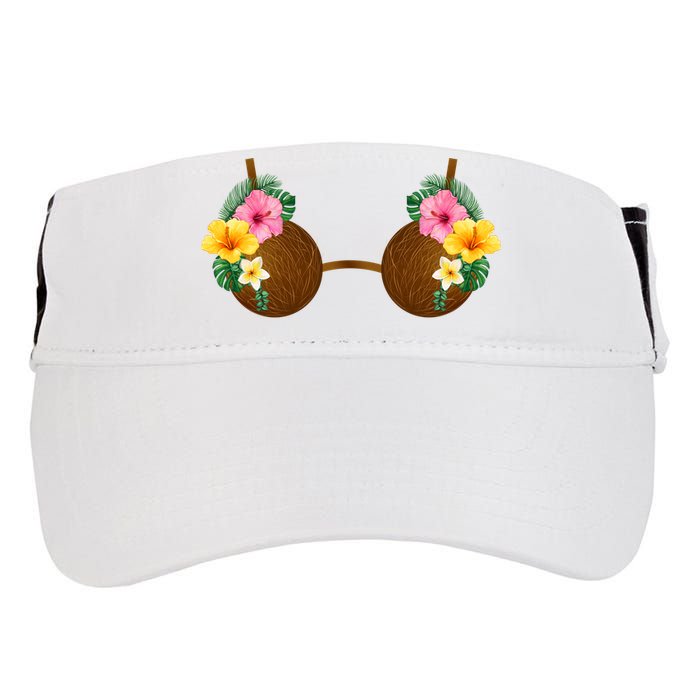 Coconut Bra Tiki Adult Drive Performance Visor