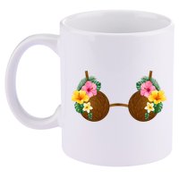 Coconut Bra Tiki 11oz C Handle Ceramic Mug