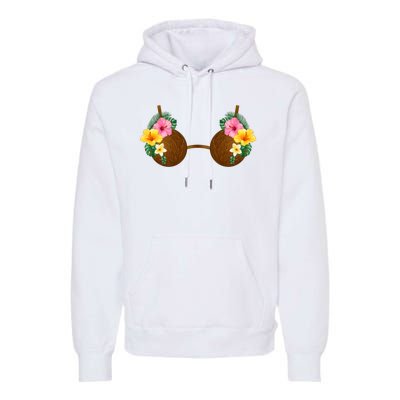 Coconut Bra Tiki Premium Hoodie