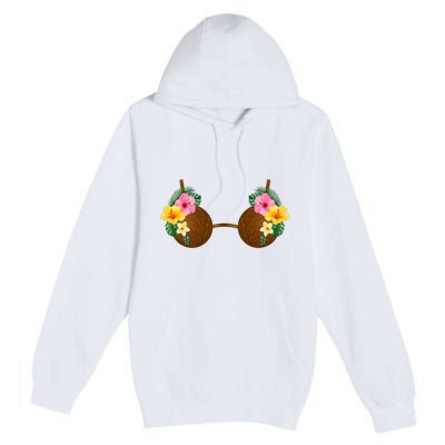 Coconut Bra Tiki Premium Pullover Hoodie