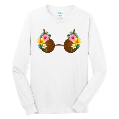 Coconut Bra Tiki Tall Long Sleeve T-Shirt