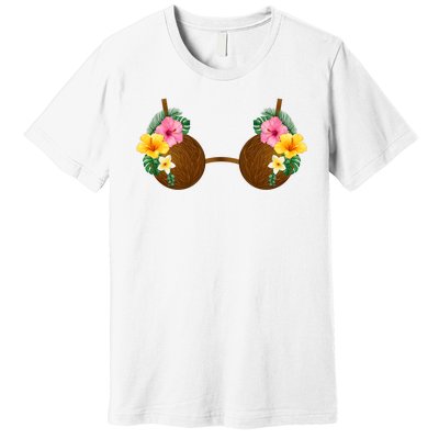 Coconut Bra Tiki Premium T-Shirt