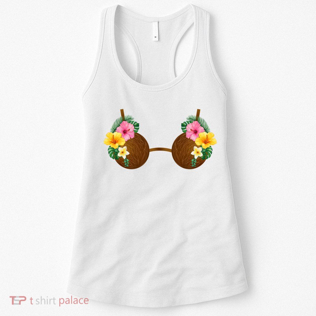 Coconut Bra Tiki Womens Tank Top