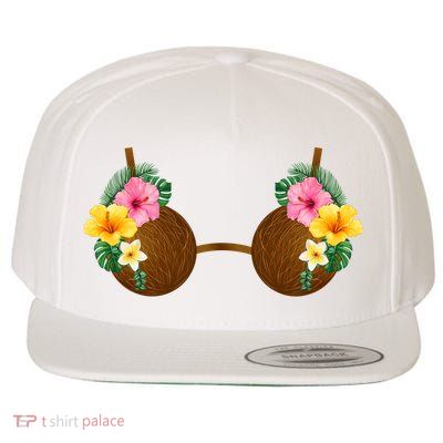 Coconut Bra Tiki Wool Snapback Cap