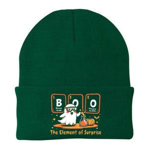 Chemistry Boo The Element Of Surprise Cute Chemist Halloween Knit Cap Winter Beanie