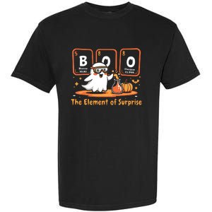 Chemistry Boo The Element Of Surprise Cute Chemist Halloween Garment-Dyed Heavyweight T-Shirt