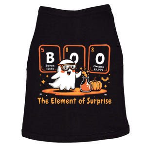 Chemistry Boo The Element Of Surprise Cute Chemist Halloween Doggie Tank