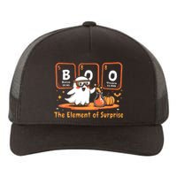 Chemistry Boo The Element Of Surprise Cute Chemist Halloween Yupoong Adult 5-Panel Trucker Hat