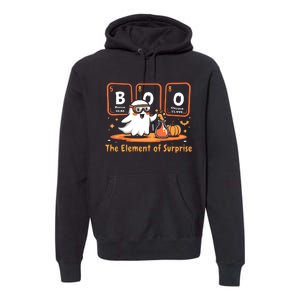 Chemistry Boo The Element Of Surprise Cute Chemist Halloween Premium Hoodie