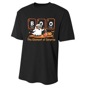 Chemistry Boo The Element Of Surprise Cute Chemist Halloween Performance Sprint T-Shirt