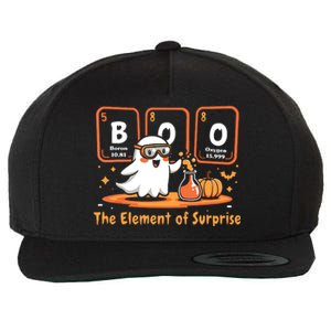 Chemistry Boo The Element Of Surprise Cute Chemist Halloween Wool Snapback Cap