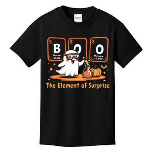 Chemistry Boo The Element Of Surprise Cute Chemist Halloween Kids T-Shirt