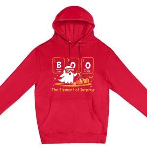 Chemistry Boo The Element Of Surprise Cute Chemist Halloween Premium Pullover Hoodie