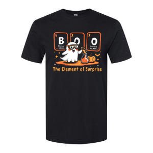 Chemistry Boo The Element Of Surprise Cute Chemist Halloween Softstyle CVC T-Shirt