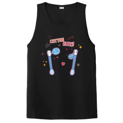 Cotton Buds! Trendy Saying Funny Quote PosiCharge Competitor Tank