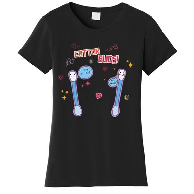 Cotton Buds! Trendy Saying Funny Quote Women's T-Shirt