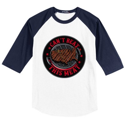 Can’T Beat This Meat Beater Baseball Sleeve Shirt