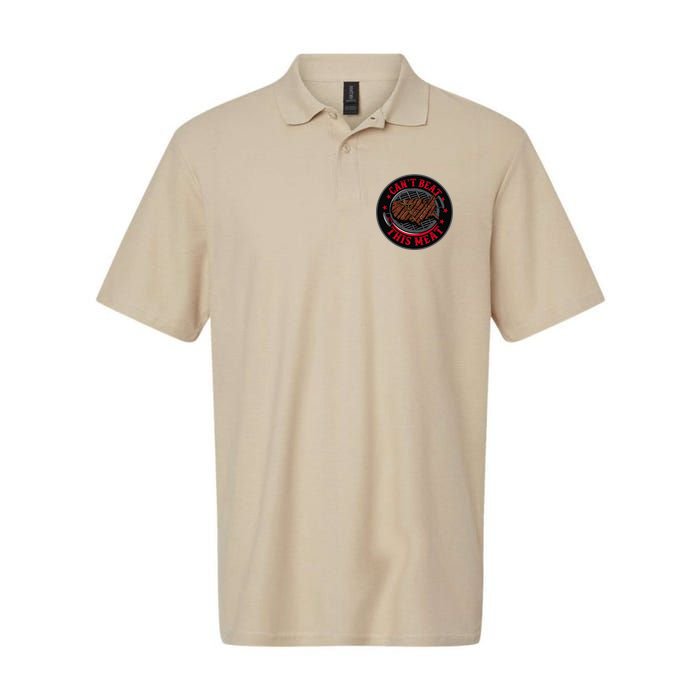 Can’T Beat This Meat Beater Softstyle Adult Sport Polo