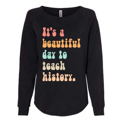  Cute back to school retro Social Studies Teacher Womens California Wash Sweatshirt