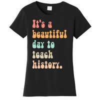  Cute back to school retro Social Studies Teacher Women's T-Shirt