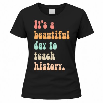  Cute back to school retro Social Studies Teacher Women's T-Shirt