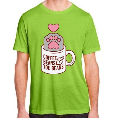 Coffee Beans & Toe Beans Funny Cute Cat Puns Toe Beans Adult ChromaSoft Performance T-Shirt