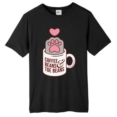 Coffee Beans & Toe Beans Funny Cute Cat Puns Toe Beans Tall Fusion ChromaSoft Performance T-Shirt